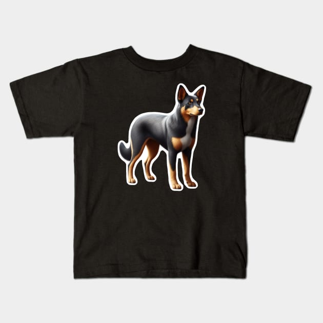 Australian Kelpie Kids T-Shirt by millersye